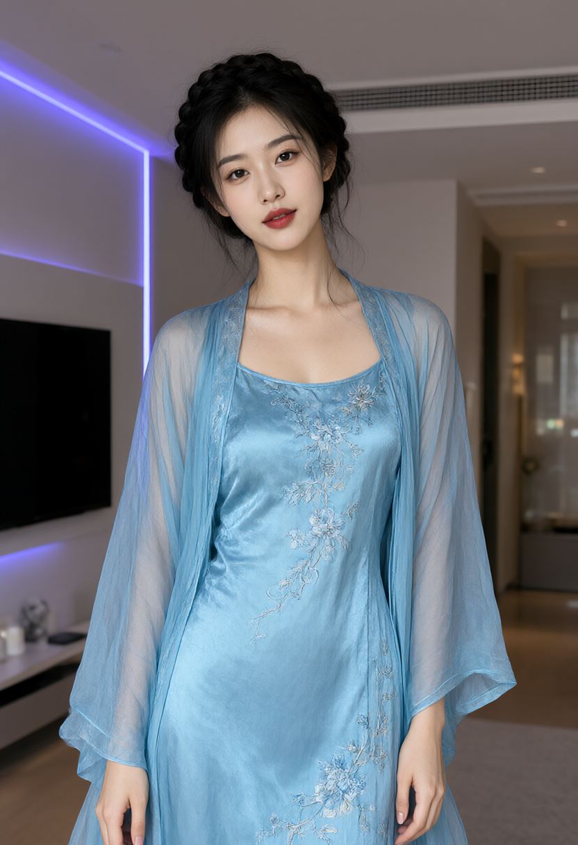 南原百姓聚集在宴席外